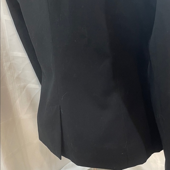 Merona Classic Black Women's Blazer Size 6, PTP 18”, pit to cuff 18” L 36” - Picture 7 of 14